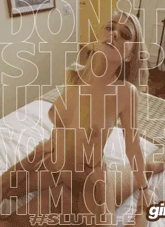 don't stop until you make him cum porn gif