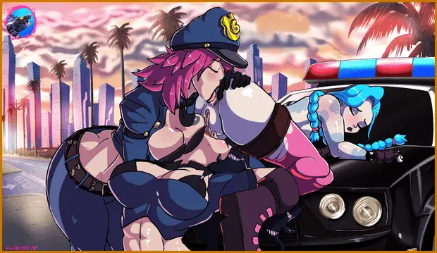 jinx vi and caitlyn porn gif