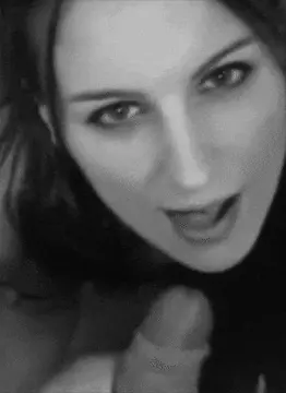 facial on gorgeous brunette or redhead porn gif