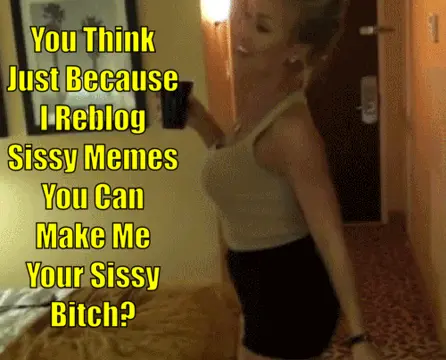 sissy memes to a sissy bitch porn gif