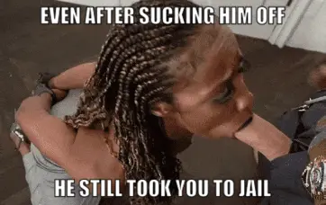 you sucked his cock and let him cum down your throat and he took you to jail anyways porn gif