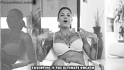 bonnie rotten: "squirting is the ultimate orgasm" porn gif