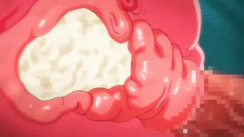 cock pushes through cervix into cum filled uterus porn gif