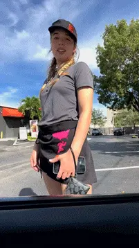 best dunkin donuts waitress porn gif