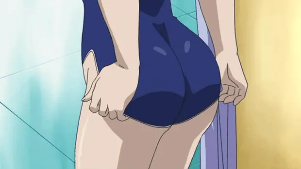 animated animated_gif ass gunxsword one-piece_swimsuit screencap shrinking swimsuit swimsuit_pull wardrobe_malfunction wedgie wendy_garrett porn gif