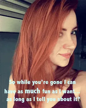 as long as i tell you about it? porn gif