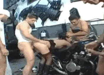 mechanical gangbang porn gif