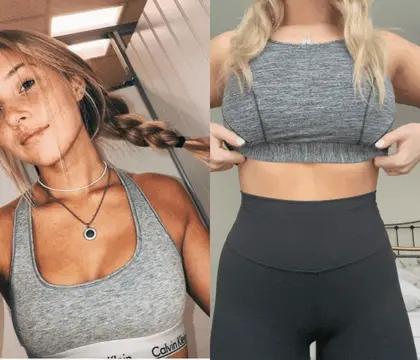 sports bra porn gif