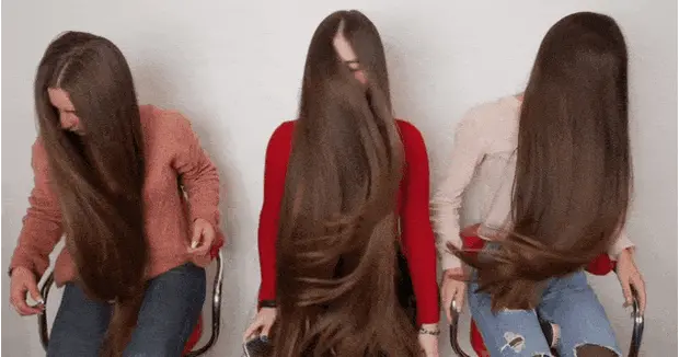 hair waves porn gif