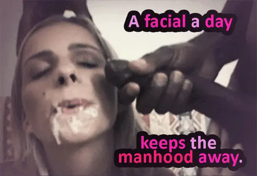 a facial a day will keep the manhood away porn gif