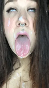 cumsluts - cum on face porn gif