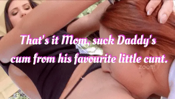 wife is so happy i've made our daughter my fucktoy... slut wants to train our son porn gif