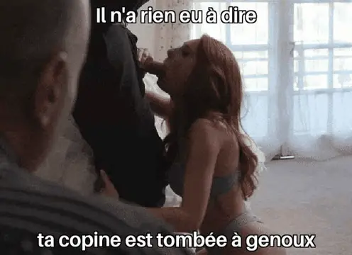 il se vantait de la taille de son sexe, au début, elle ne le croyait pas porn gif