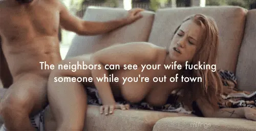 your wife fucks someone while you're out of town porn gif