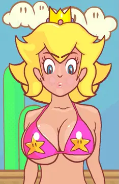 peach boobs porn gif