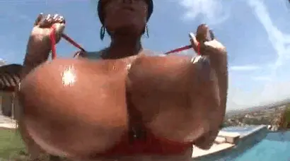 gigantic oiled black juggs porn gif