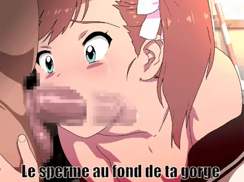 hentai babe teen blowjob cum in mouth porn gif