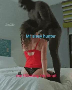 mr sissy hunter showing me where is my place porn gif