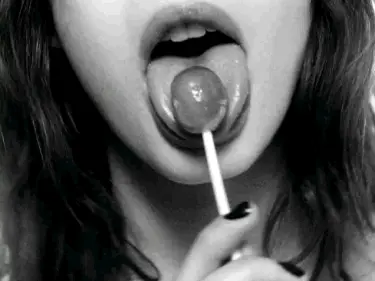 lollipop licking porn gif