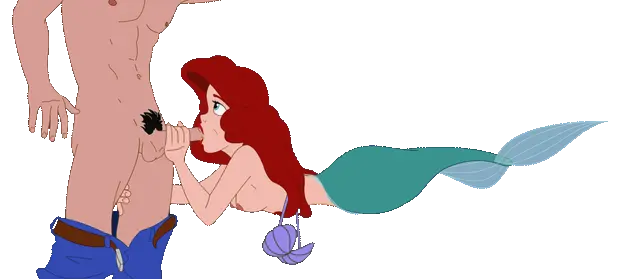 the little mermaid ariel underwater blowjob sans background porn gif