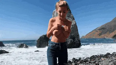 eva elfie beach sex porn gif