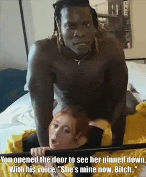 you walked in on jamal making your daughter into his anal whore. porn gif