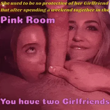 you put your spare rooms on airbnb. women who stand out are "upgraded" to the "pink room". these two whores earned a few extra nights. porn gif