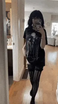 petite goth porn gif