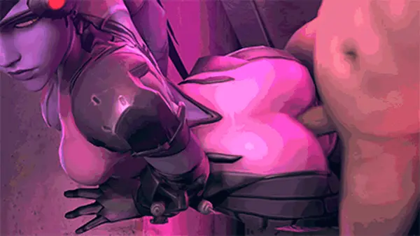 bouncing fuck from behind - widowmaker porn gif