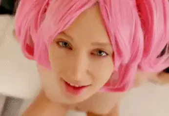 pink haired hentai slut porn gif