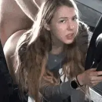 hot teen babe fucked in car porn gif