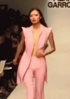 sexy catwalk models oops porn gif