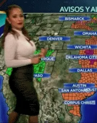 sexy weather forecaster with all the curves porn gif