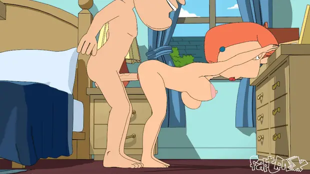 cartoon porn - fucking milf hard - lois griffin - family guy porn gif