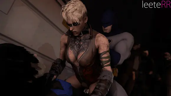 copperhead getting double teamed by batman and nighthawk porn gif