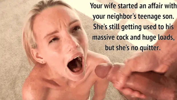 your wife enjoying a load from your neighbor's hung son porn gif