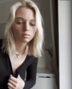 hot blonde strips porn gif