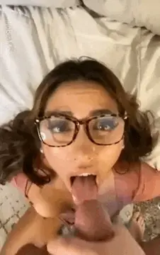 nerd likes cum porn gif