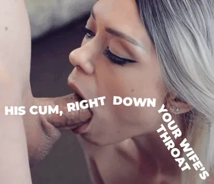 swallowing it straight porn gif