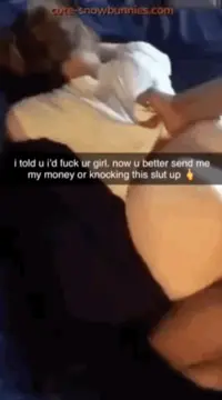 you owed your bully money and he warned you he’d take it out on your gf… porn gif