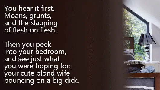 blonde wife show porn gif