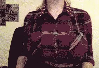 button-popping boobs! porn gif