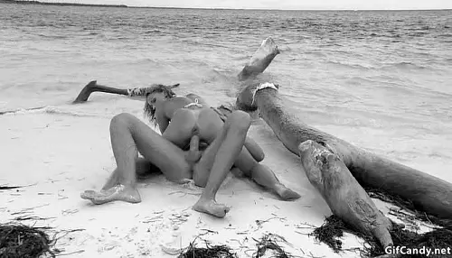 fucked on the beach porn gif