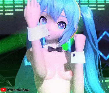 nude hatsune miku cute boobs dance hand in hand project diva porn gif