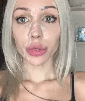 cum face porn gif