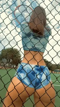 twerks on the tennis court porn gif