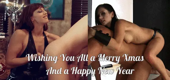 wishing you all a merry xmas      and a happy new year porn gif