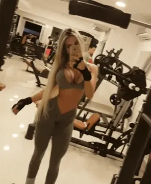 i wonder... if she were in my gym... porn gif