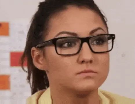 before and after facial for sexy nerdy brunette porn gif