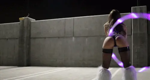 led hula hoop ass shake porn gif